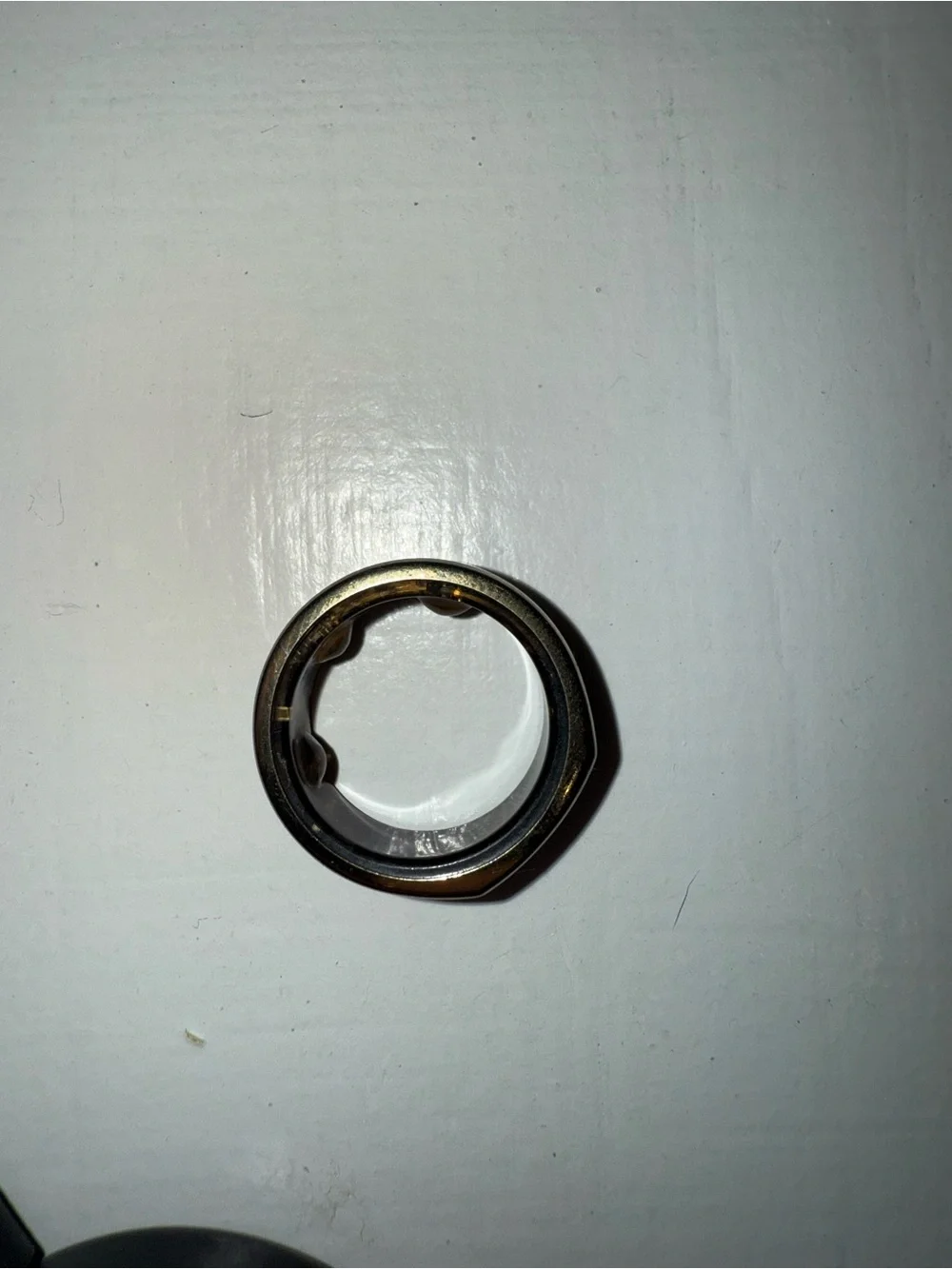 Oura Gen 3 Size 8 in Gold with Charger